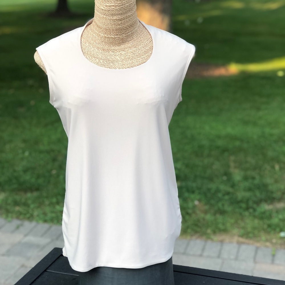 Tribal stretch knit cap sleeve tank